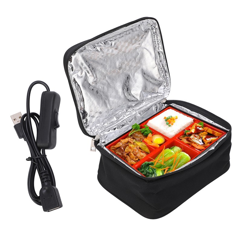 Portable Oven, 5V 9W Car Electric Food Warmer Mini Personal