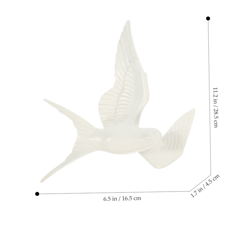 Gatuida 3d Bird Model Wall Decor Bird Statue Wall Hanging