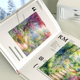 Bomichi 16 Sheets Scrapbook Paper, Vintage Decorative Scrapbook Supplies for Junk Journal Card Making Picture Art Collage DIY 6x6 inches, Forest Theme