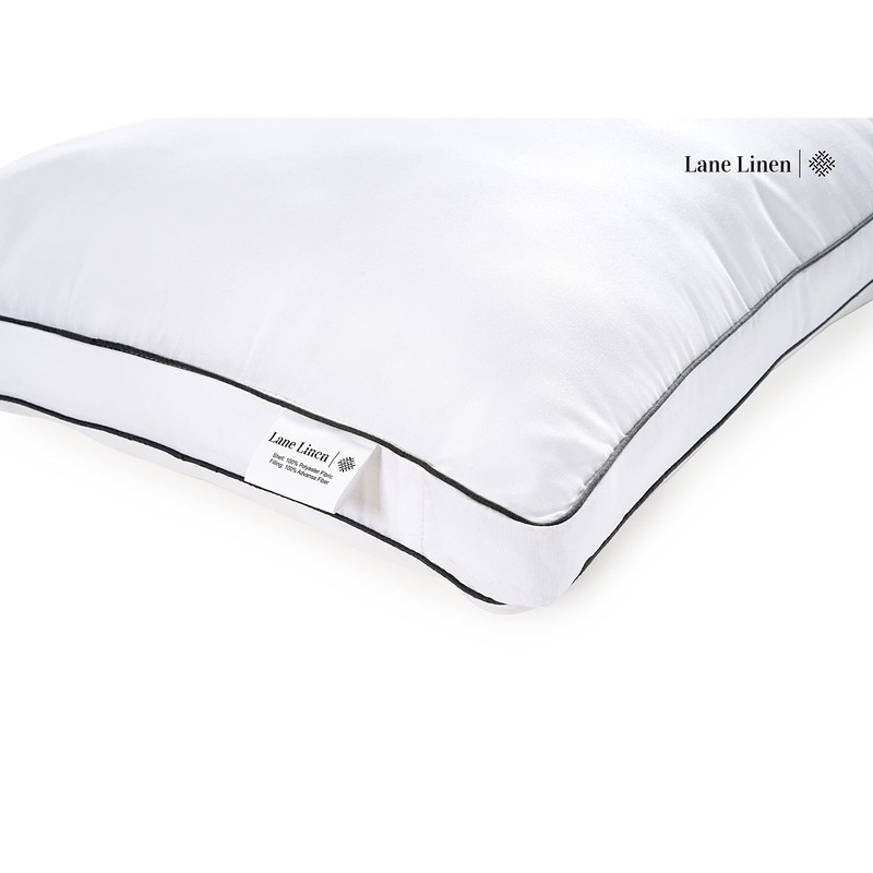 LANE LINEN Bed Pillows Standard Size Set of 2, Medium