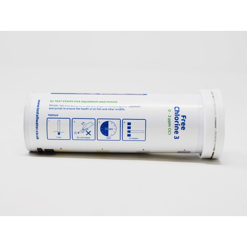 TEST ALL WATER - Aquarium Chlorine Test Strips | 3