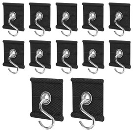 Katyjun Pack of 12 Piping Hooks for Piping Rail, RV Awning Hooks