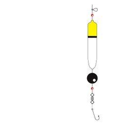 Tronixpro 4 x Sea Fishing Sliding Float Kits Small 12g 10cm