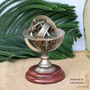 collectiblesBuy Handmade Brass Armillary Sphere Globe Clock Spherical Astrolabe Vintage