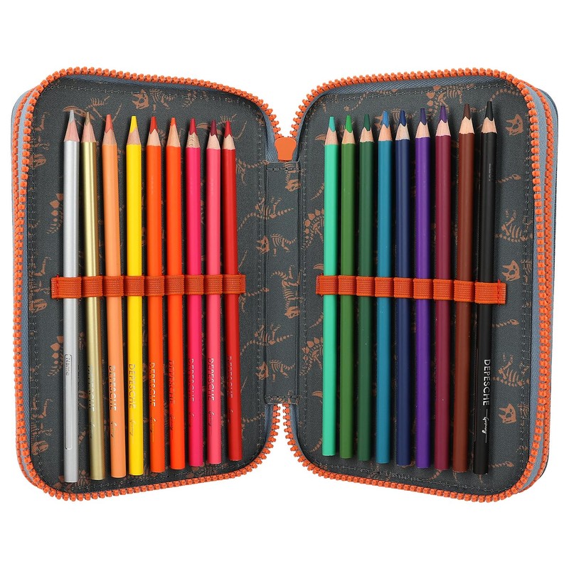 Depesche Roar 11756 Dino World 3-Compartment Pencil Case