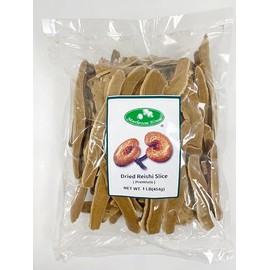Mushroom House Dried Reishi for herbal tea, 16 Ounces