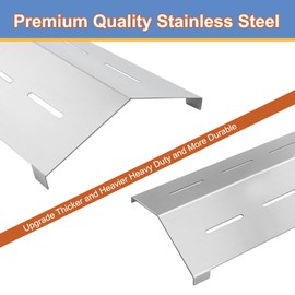 Derurizy SST18L-6 Grill Heat Plate Replacement for Smoke Hollow SH19030819 SST18L SST18L-3 SST18L-4 SH19032719 SH19032319 SH19032419 SH19032519 PT300B Heat Shield Grill Parts, Stainless Steel