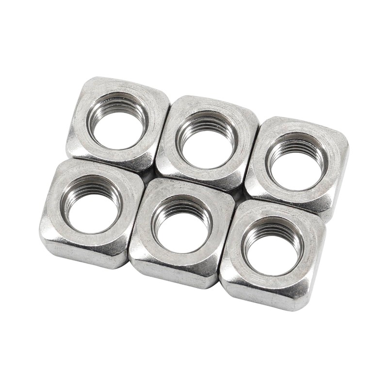 M5 Square Nut 304 Stainless Steel Thread Cutter (Pack of