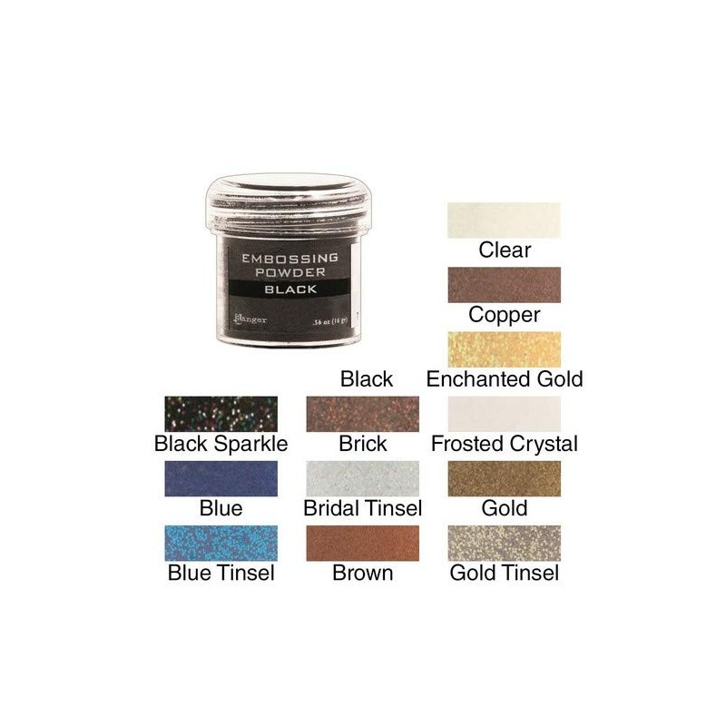 Ranger Embossing Powder, .50 Ounce Jar, Clear