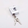 MroMax 1Pc Keyed Different Padlock, 60mm Wide Iron Padlock with