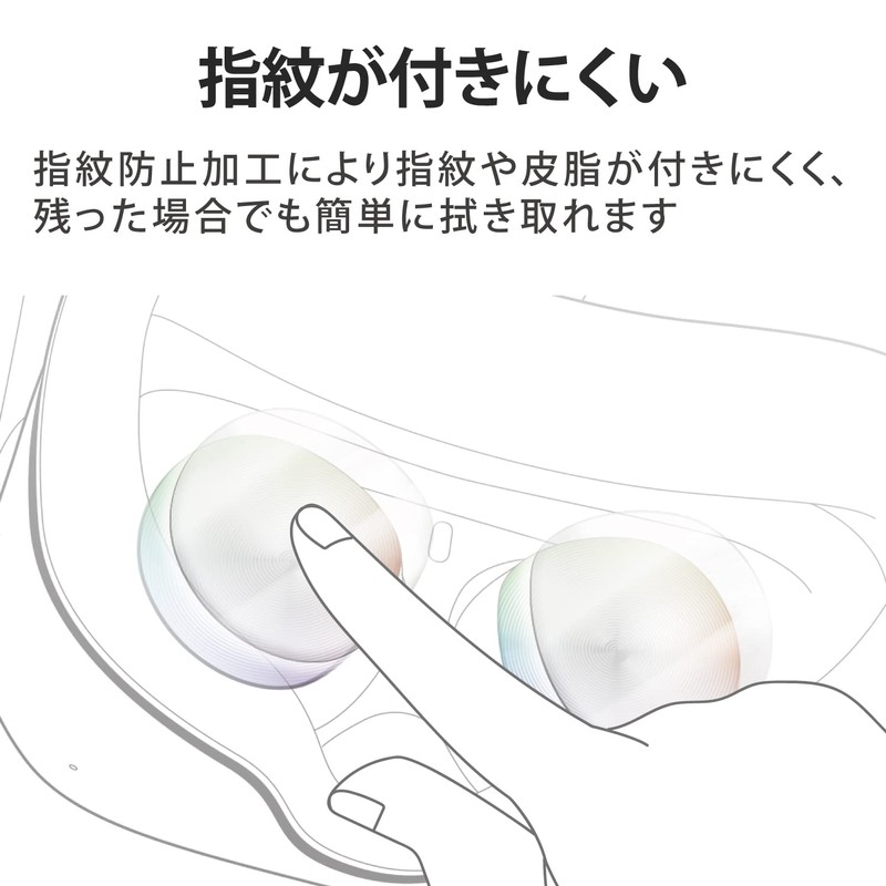Elecom VR-Q2FLPKRG01 Accessory Lens Protective Film for Oculus Meta Quest