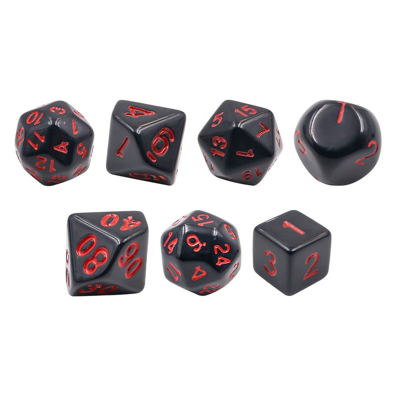DollaTek 15 Piece Complete Polyhedral Dice Set D3-D100 Role Playing
