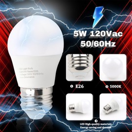 DZQPPC W10565137 W10805744 W11043014 Refrigerator LED Light Bulb for Whirlpool Kitchen-Aid Maytag Freezer W10865849 W10837631 W10745744 W10837631 W11338583 W11196500 2PCS