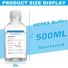 CryoKing HEPES Buffer, Lab Cell Culture Buffer, 0.1um Filtration, Ph=7.3, Sterilization, 500ml/Bottle