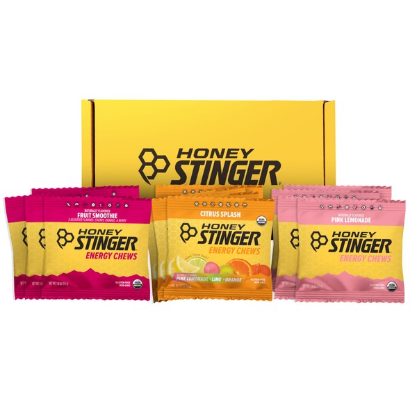 Honey Stinger Organic Energy Chew Variety Pack, 4 Pack Each