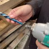 Triangular Tip Wood Drill Bit, Set of 3, Hexagonal Shaft