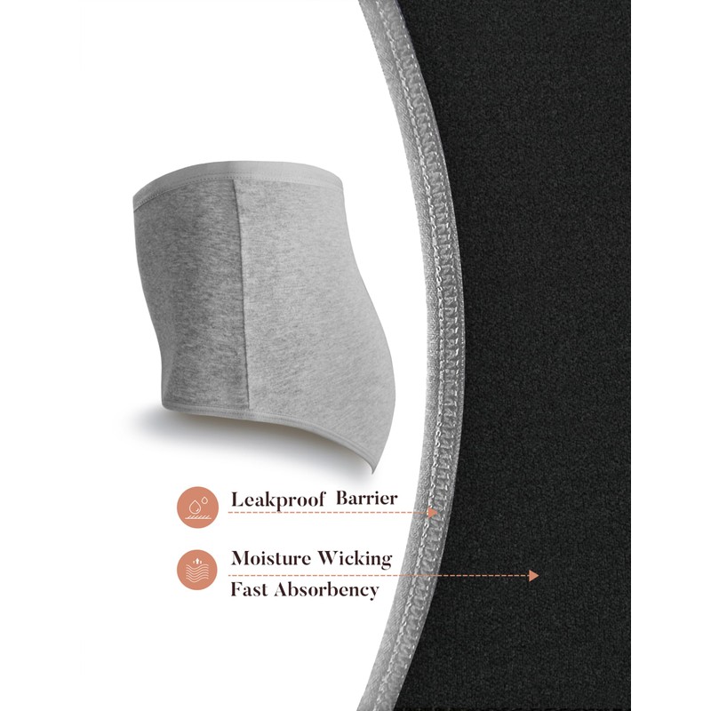 AIRCUTE Washable Urinary Incontinence Potective Underwear for Women Leak Proof