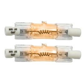 HQRP – 2-Pack R7S Base foco 150 W 25 V Dental de luz lámpara halógena para Pelton & Crane 006681 3321879 017133 98 – 0775 150t4q/cl25 V jpd25 V-150wg1 + HQRP – Posavasos