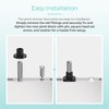 Shuisen Shower Door Pivot Block with 3/4" Pin for Framed