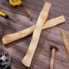 OLYCRAFT 2pcs Wooden Axe Handle 38x4.5x2.5cm Wood Replacement Handle for