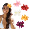 KEUKORZ 5 PCS Bohemia Flower Hair Clips Hawaiian Flower Hair