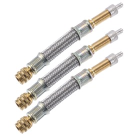 A ABSOPRO Pack of 3 Car Tyre Valve Stem Extension Inflator Tube 103 mm 4.06 Inches