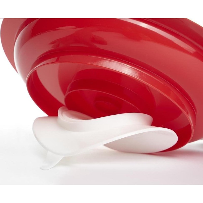 pekokavo Spill Proof 9.2" Scoop Plate with Non-Skid Suction Base,