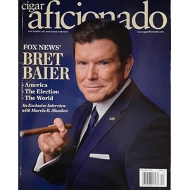 Cigar Aficionado Magazine December 2024 Fox News' Bret Baier
