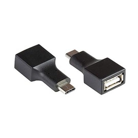 Good Connections USB 2.0 adapter - USB-C male to female A - gold-plated contacts - high-speed, up to 480 Mbit/s data transfer rate - black