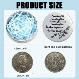 1966 Silver Sixpence Coin in Keepsake Tin – Good Luck Charm