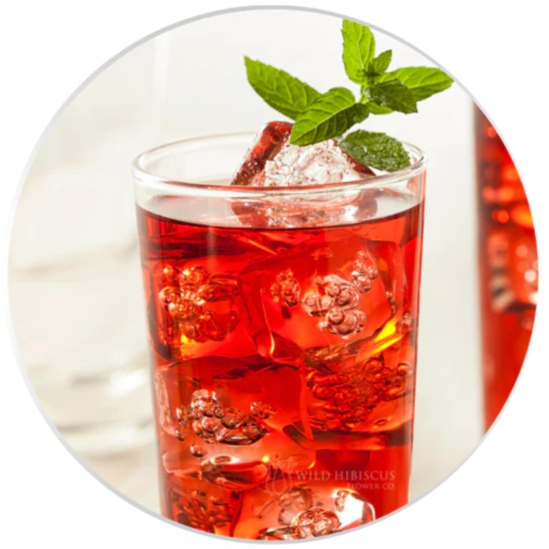 Wild Hibiscus Flower Company Hibiscus Flower All Natural Cocktail Concentrate,
