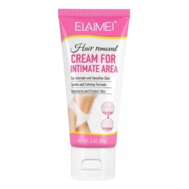 Crema Depiladora De Zonas Íntimas, Elimina Vello, Hidratante