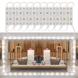 Pomelotree LED Storefront Lights Store Window Lights for Business Waterproof Decorative Light for Advertising Letter Signs Lightbox 5050 SMD Window Strips 40ft 80 Pieces LED Modules 4 Packs