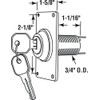 Prime-Line GD 52142 Electric Key Switch, 3/4 In. Outside Diameter,