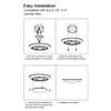 7.5-inch Flush Mount Ceiling Downlight 8 Pack, 15W LED Dimmable