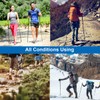 TANGZON Collapsible Walking Poles, Lightweight Aluminum Telescopic Hiking Sticks with