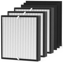 GoKBNY 3-Pack BF35 Replacement Filter Compatible with BF35 for BreatheSmart Classic Purifier, 3×2-in-1 Filters + 3×Carbon Pre-Filters
