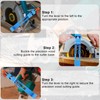 Lyreh Adjustable Cutting Machine Guide, Plastic Circular Saw Milling Guide