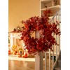 Anna's Whimsy 5.91FT Fall Garland Artificial Eucalyptus Garland with Flowers,