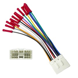 14Pin Radio Wiring Harness for Subaru 1995-2009 Aftermarket Radio Stereo Wire Harness Adapter for Subaru Outback WRX Impreza Forester Legacy Aftermarket Stereo CD Player Power/Speaker Connector
