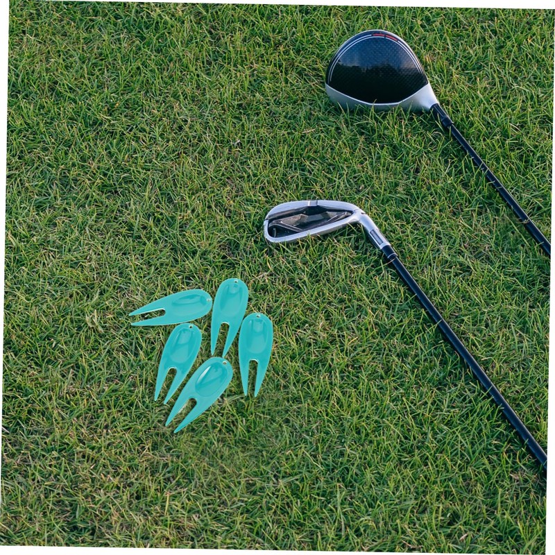 Sosoport 5pcs Portable Golfer Divot Repair Tool Durable Lawn Repair