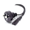 Alogic Australian 2 Pin Mains Plug to IEC C7 Power