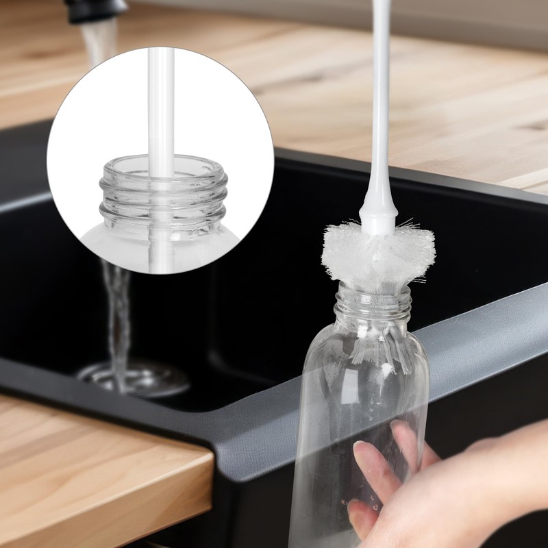 ROSEOK Long Handle Water Bottle Brush,Flexible Bottle Brush for Cleaning