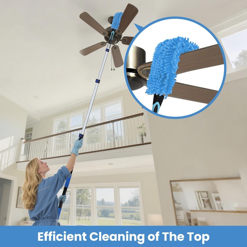25ft High Ceiling Duster Kits with 5-18ft Heavy Duty Extension