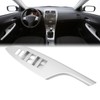 Car Window Switch Trim Bezel Silvery Armrest Glass Lift Switch