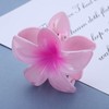 Cybche Flower Claw Clip Purple Floral Hair Clip Acrylic Flower