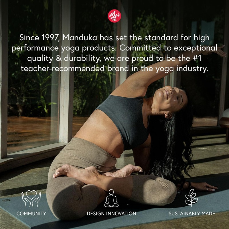 Manduka 242073Q00 Journey ON Commuter Yoga Mat Strap, Heather Grey