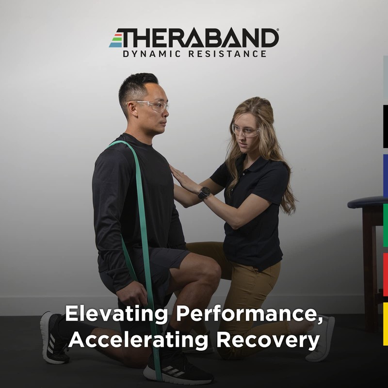 TheraBand High Resistance Band, Elastic Super Bands for Improving Flexibility,