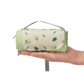 Alpteq Picnic Blanket 100 x 150 cm - Waterproof, Ultralight & Compact | Outdoor Blanket in Green for Picnic, Camping, Beach & Hiking | Mountain Meadow Model