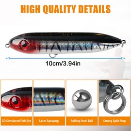 Catfish Rattling Line Float Lure for Catfishing, Rattling Demon Dragon Style Peg Float for Santee Rig Catfish Float Rig Rattle Bait Fishing 5/10 Pack